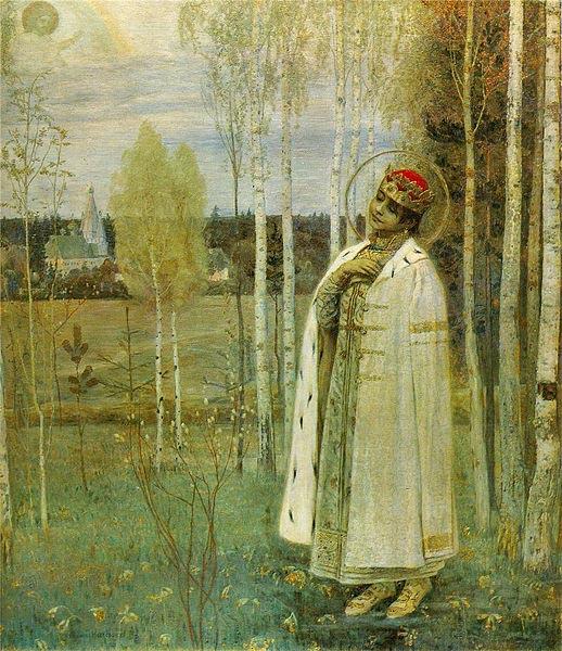 Mikhail Nesterov Tzarevich Dmitry Sweden oil painting art